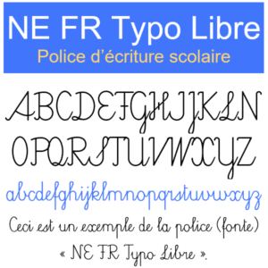 Police d’écriture cursive (Suisse)