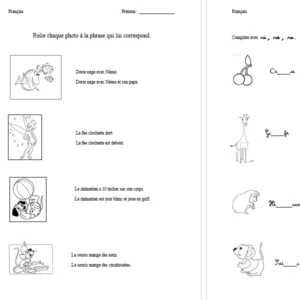 Mini dossier de révisions : lecture, sons, numération