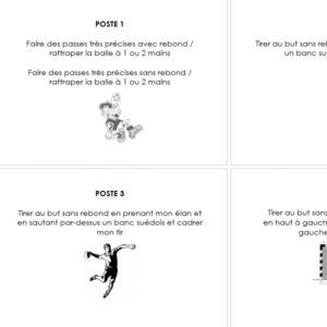 5 postes de handball