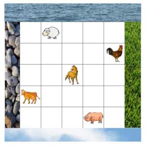 Cache-cache des animaux de la ferme