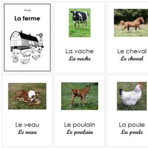 Fichier / imagier sur la ferme