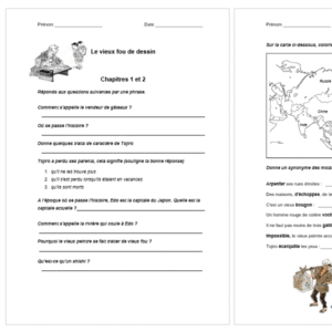 Questionnaire : Le vieux fou de dessin (roman)