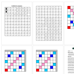Jeu du scrabble du passé simple