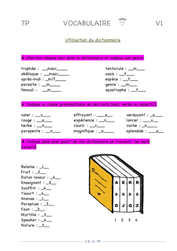 Dossier de structuration de la langue (7P) – Image 4