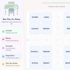 Générateur de plan de classe automatique