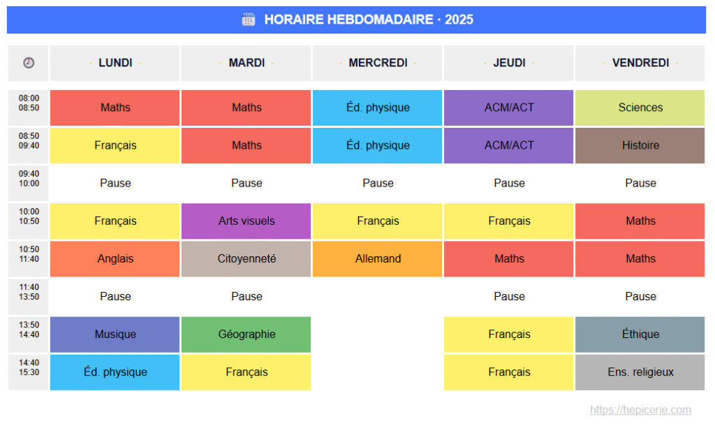Hep Mon Journal - Horaire à imprimer (1040x620)