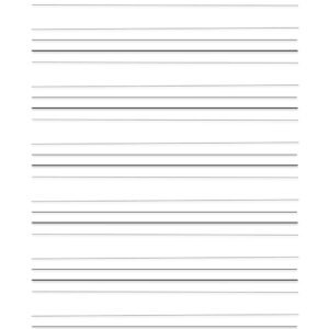 Lignes d’écriture avec repères visuels